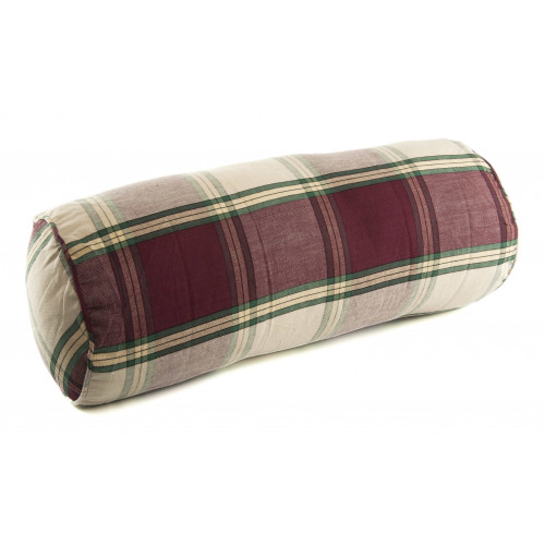 21 x 8 in. Neck Roll, Sherwood Burgundy
