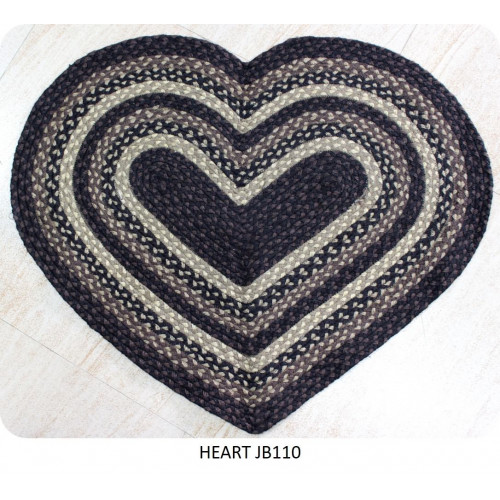 Braided Heart Rug