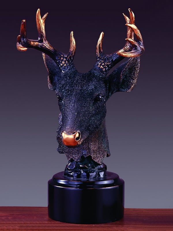 Deer Head Sculpture - 7.5 x 11.5 in.