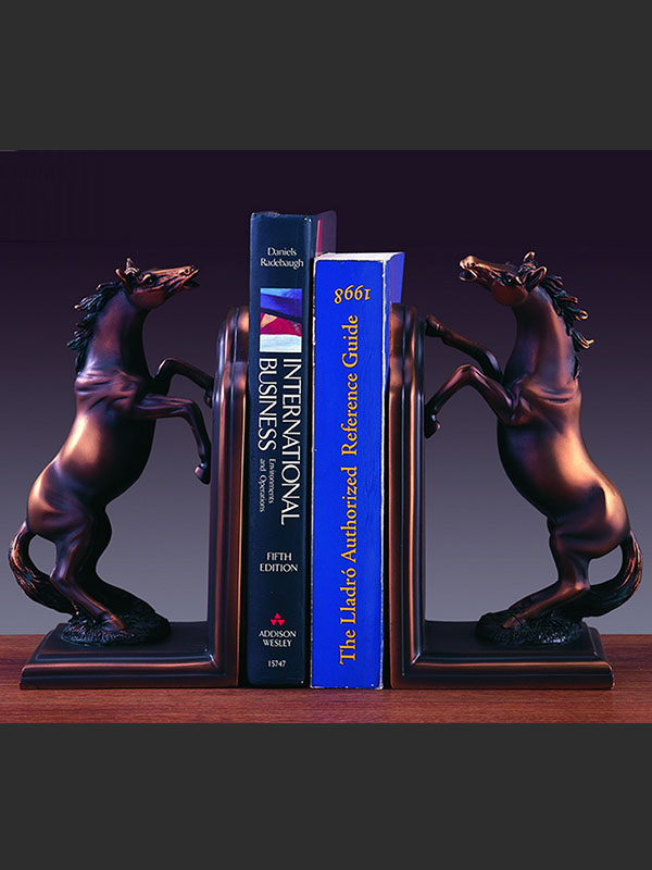 Horse Bookends Sculpture - 8 x 9 in.