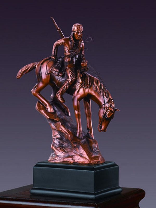 Mountain Man Sculpture - 4 x 6.5 in.