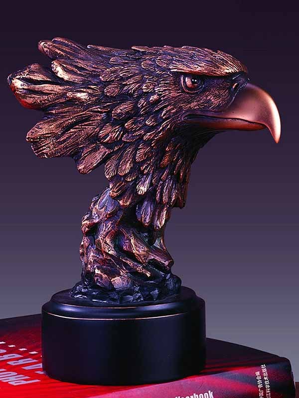 Eagle Head Sculpture - 4 x 7.5 in.