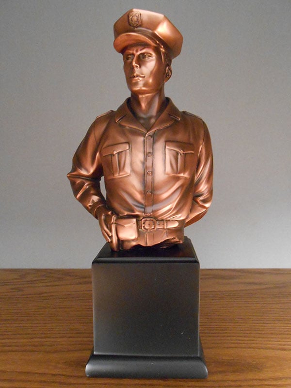 54258 12 in. Policeman Bust Figurines - 6 x 4 x 12 in.
