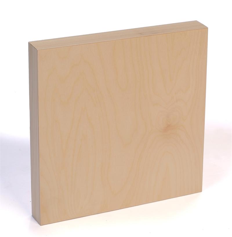16 x 16 in. Extra Deep Gesso Painting Panel - White