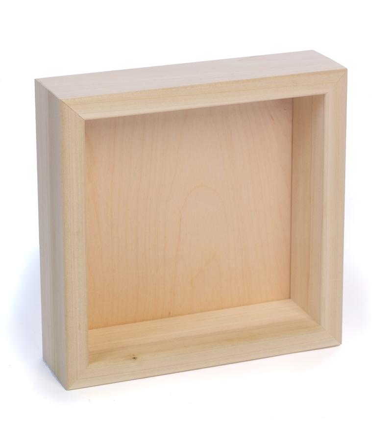 18 x18 in. Extra Deep Gesso Painting Panel - Clear