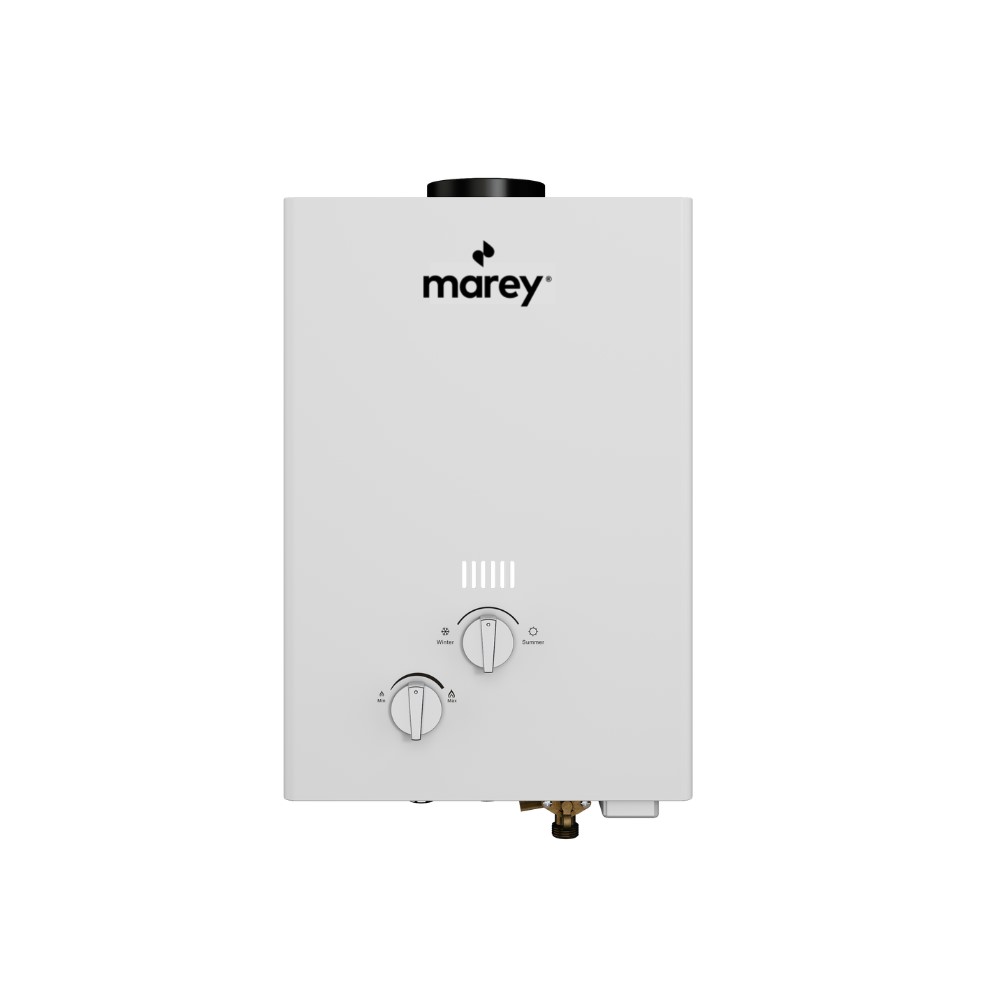 GA10FNG 2.64 GPM, 68240 BTUs Natural Gas Flow activated Tankless Water Heater -  Marey