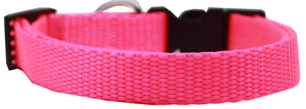 Picture of Mirage Pet 124-1 HPKCT Plain Nylon Cat Safety Collar&#44; Hot Pink
