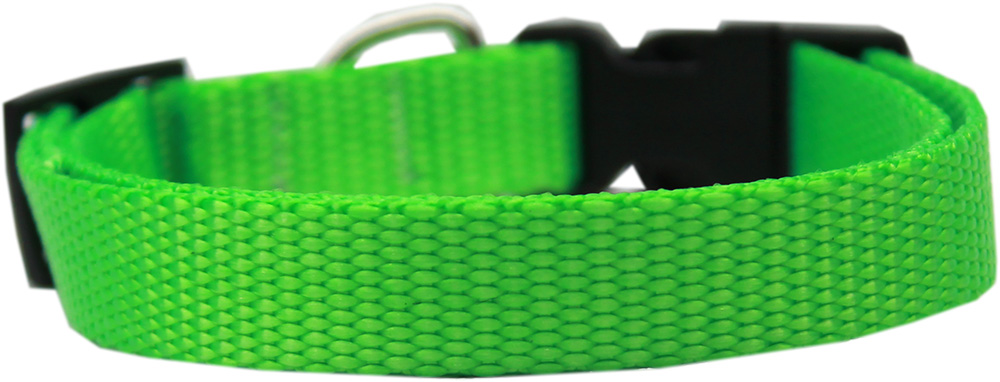Picture of Mirage Pet 124-1 HLGCT Plain Nylon Cat Safety Collar&#44; Hot Lime Green