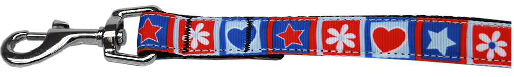 Picture of Mirage Pet 125-262 3804 Stars & Hearts Nylon Pet Leash&#44; 0.37 in. by 4 ft.