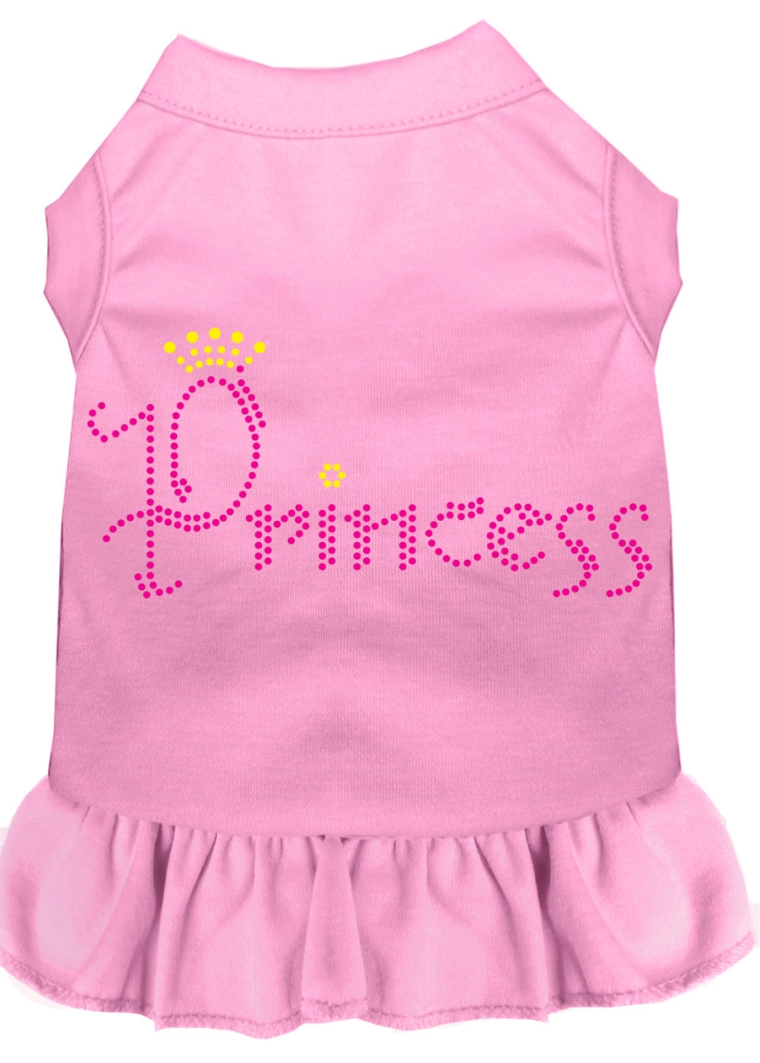 Picture of Mirage Pet 57-06 LGLPK Princess Rhinestone Dress for Dogs, Light Pink - Large