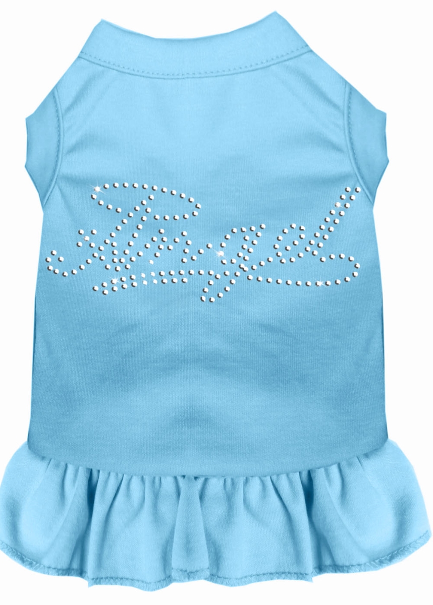 Picture of Mirage Pet 57-08 XSBBL Rhinestone Angel Dress - Baby Blue&#44; Extra Small
