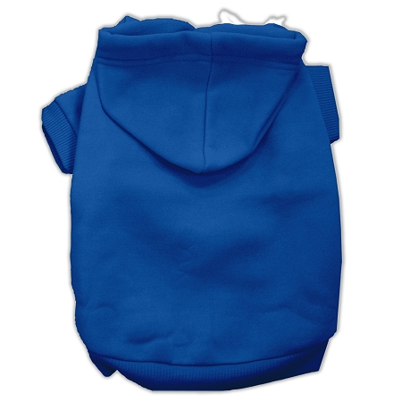 Picture of Mirage Pet 53-01 SMBL Blank Hoodies&#44; Blue - Small 10