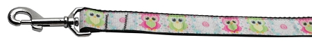Picture of Mirage Pet 125-033 3804 Sweet as Sugar Owls Nylon Dog Leash&#44; 0.38 in. x 4 ft.