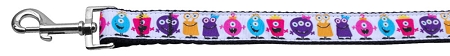 Picture of Mirage Pet 125-054 5804 Monsters Nylon Dog Leash&#44; 0.63 in. x 4 ft.