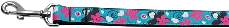 Picture of Mirage Pet 125-057 3804 Aqua Love Nylon Dog Leash&#44; 0.38 in. x 4 ft.
