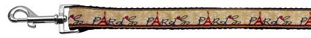 Picture of Mirage Pet 125-077 3804 With Love From Paris Nylon Dog Leash&#44; 0.38 in. x 4 ft.