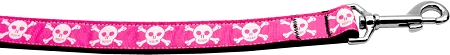 Picture of Mirage Pet 125-118 5806 Pink Skulls Nylon Dog Leash&#44; 0.63 in. x 6 ft.