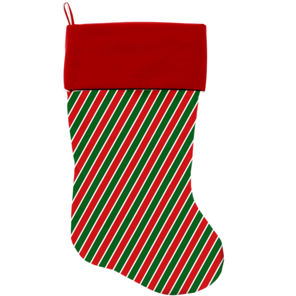 Picture of Mirage Pet 1283-STCK Christmas Stripes Christmas Stocking