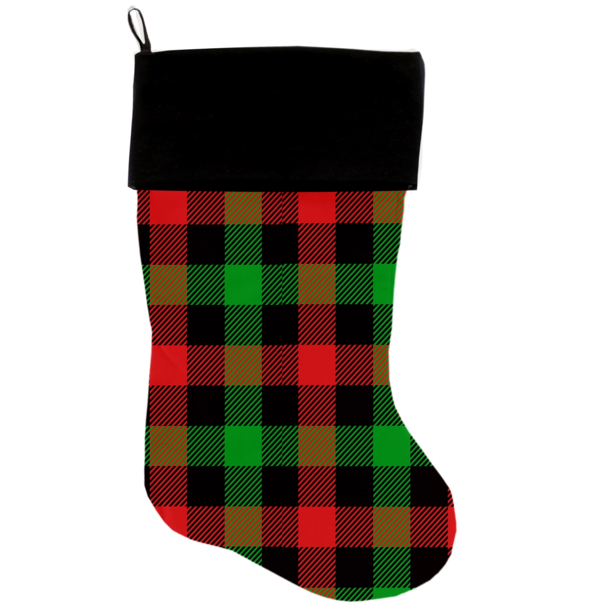 Picture of Mirage Pet 1306-STCK Christmas Plaid Christmas Stocking
