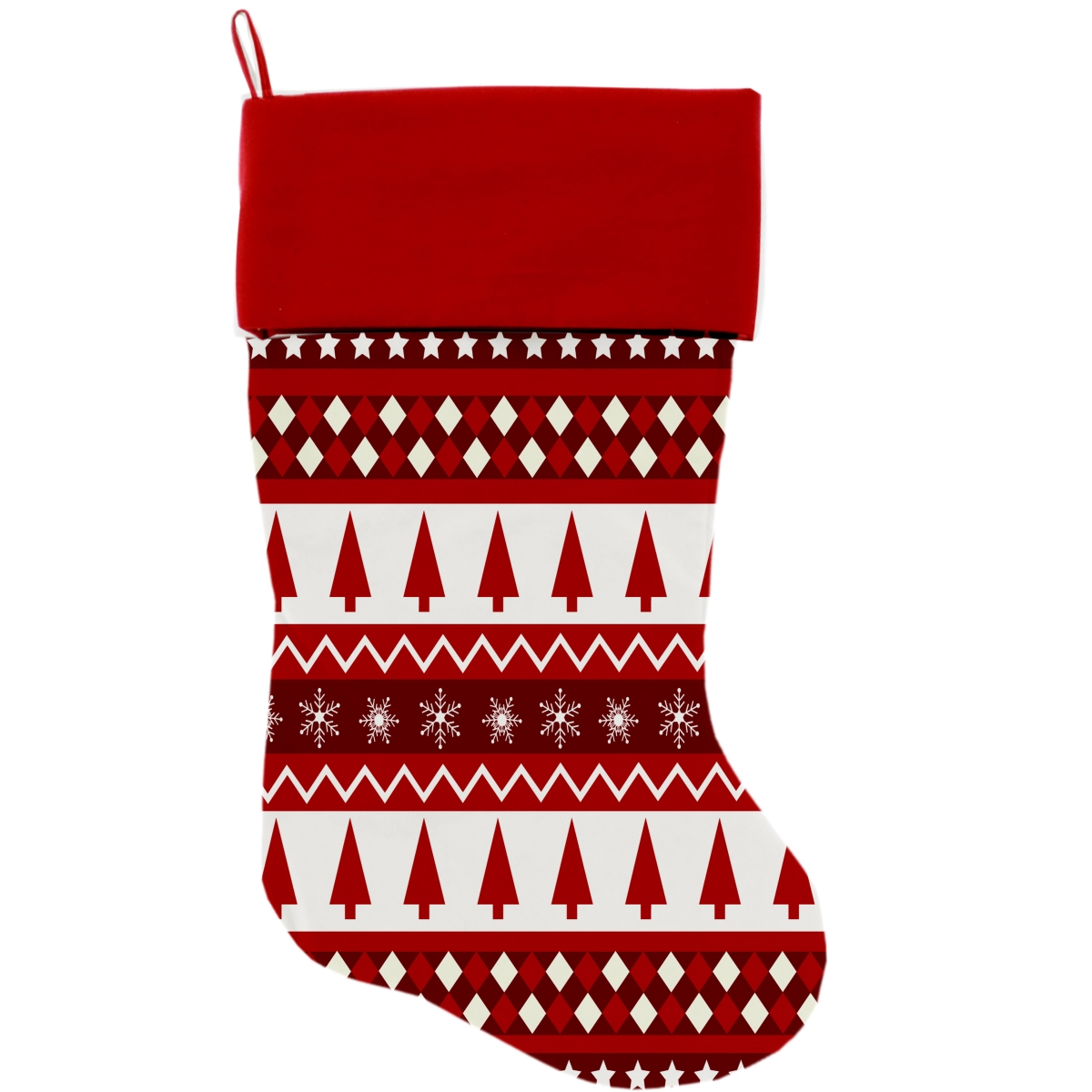 Picture of Mirage Pet 1310-STCK Red Classic Christmas Stocking