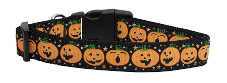 Picture of Mirage Pet 125-055 SM Pumpkins Nylon Dog Collar&#44; Small