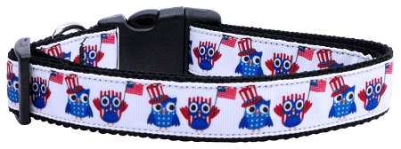 Picture of Mirage Pet 125-082 CT American Owls Nylon Cat Collar