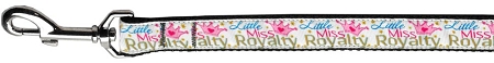 Picture of Mirage Pet 125-092 3804 0.37 Wide 4 ft. Long Little Miss Royalty Nylon Dog Leash
