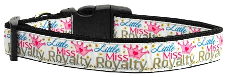 Picture of Mirage Pet 125-092 MDN Little Miss Royalty Nylon Dog Collar&#44; Medium Narrow