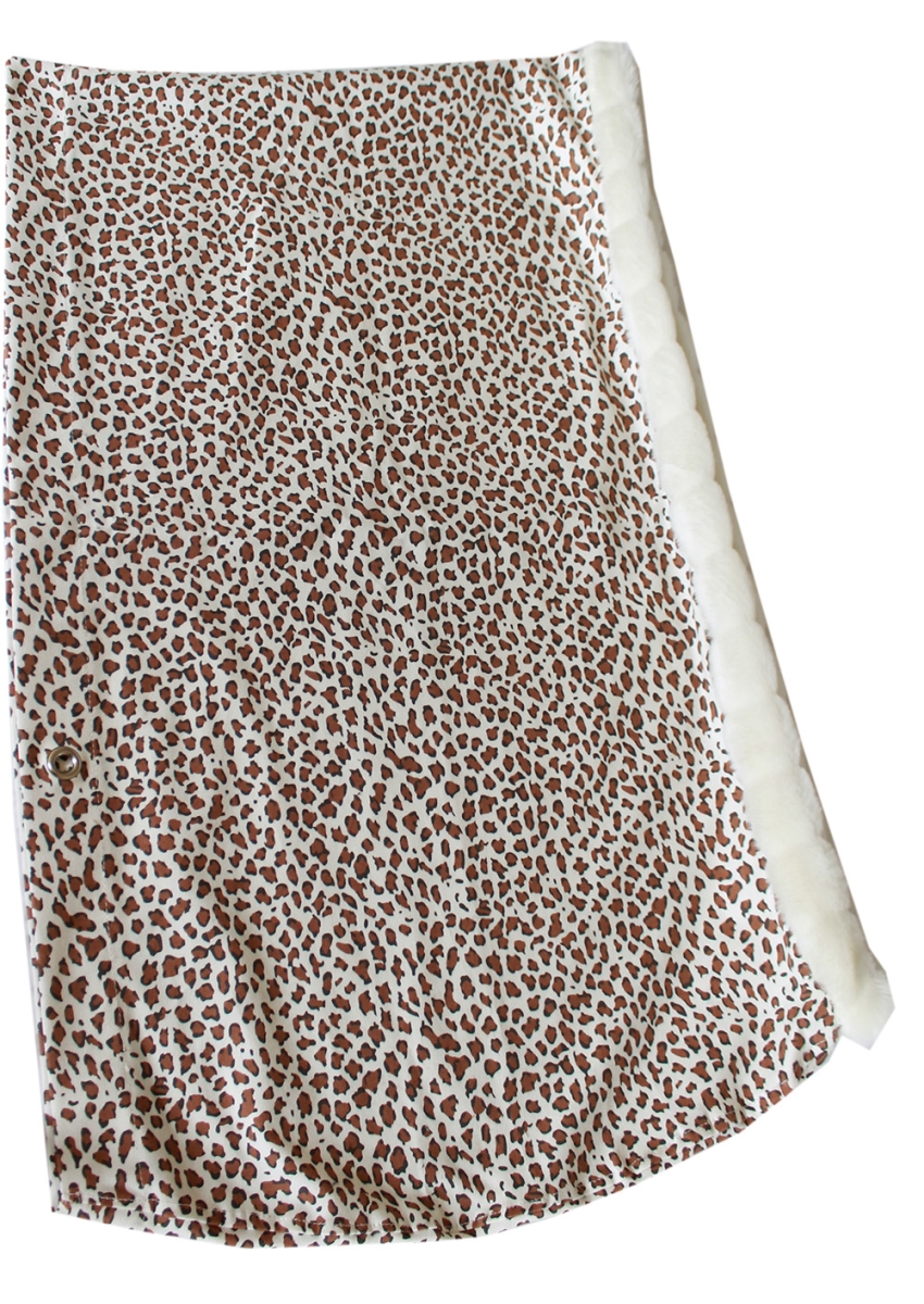 Picture of Mirage Pet 500-066 CHSmMd Puppy Pouch Sling&#44; Cheetah with Ivory Trim - Small