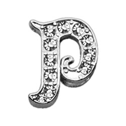 Picture of Mirage Pet 10-09 38P 0.37 in. Script Letter Sliding Charms P&#44; Clear