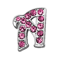 Picture of Mirage Pet 10-10 38A 0.37 in. Script Letter Sliding Charms A&#44; Pink