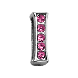 Picture of Mirage Pet 10-10 38I 0.37 in. Script Letter Sliding Charms I&#44; Pink