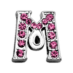Picture of Mirage Pet 10-10 38M 0.37 in. Script Letter Sliding Charms M&#44; Pink