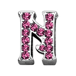 Picture of Mirage Pet 10-10 38N 0.37 in. Script Letter Sliding Charms N&#44; Pink