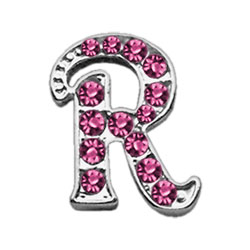 Picture of Mirage Pet 10-10 38R 0.37 in. Script Letter Sliding Charms R&#44; Pink