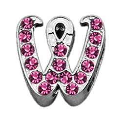 Picture of Mirage Pet 10-10 38W 0.37 in. Script Letter Sliding Charms W&#44; Pink