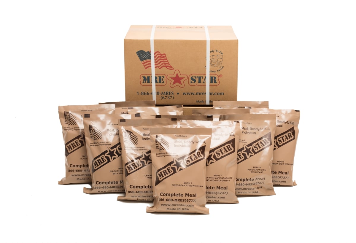 M-018H Mre Complete Meal, Ready To Eat Military Spec Rations