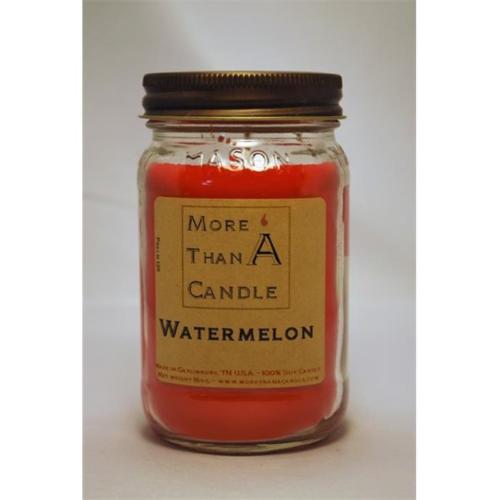 16 oz Mason Jar Soy Candle, Watermelon