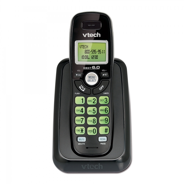 Caller ID & Call Waiting Cordless Phone, Black