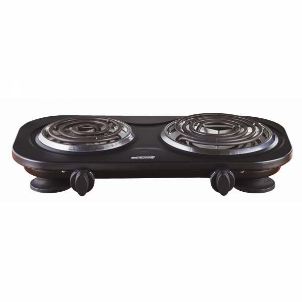 Picture of Brentwood TS-361BK Electric Double Burner&#44; Black