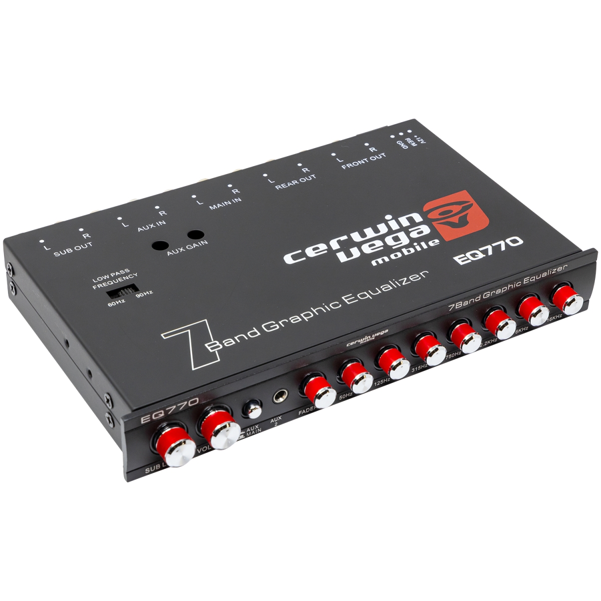 Cerwin Vega EQ770 7-Band Parametric Equalizer with AUX Input