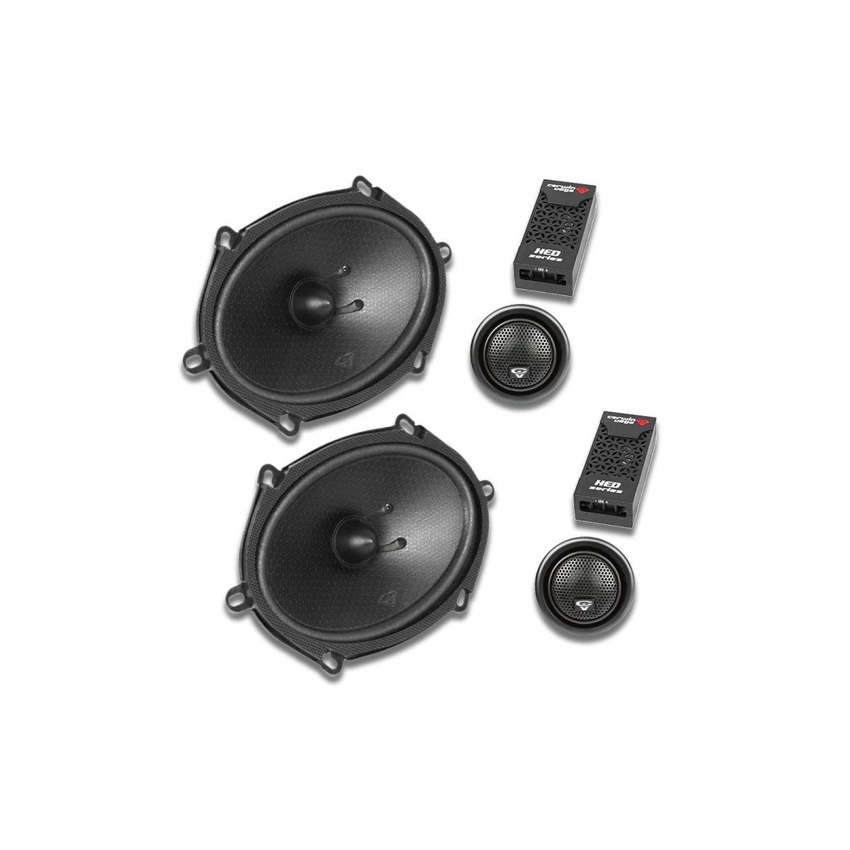 Cerwin Vega H68C 6 x 8 in. HED 2025 Edition 2-Way Component Full Range Speaker Set
