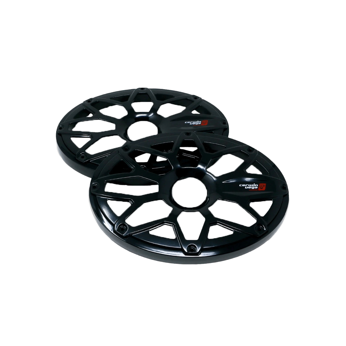 Cerwin Vega SM69FBB 6 x 9 in. RPM Stroker Steel Flush Mount Speaker Grill with Powder Coating, Black - 1 Pair