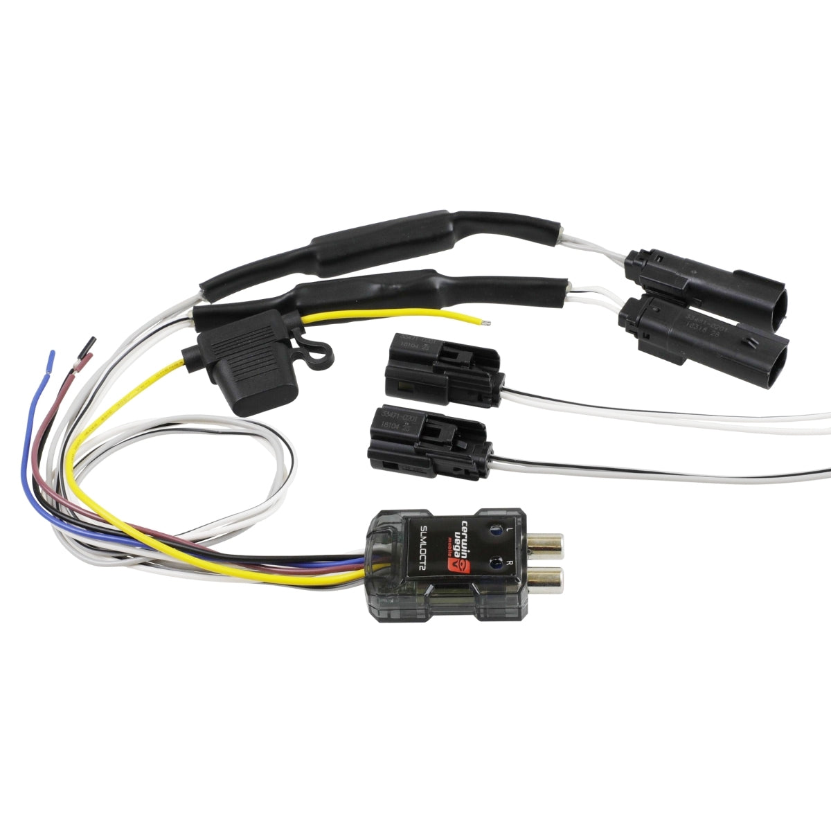 Cerwin Vega CHDLOC2 2014-2018 Harley Davidson 2-Channel Line Output Converter Harness Kit