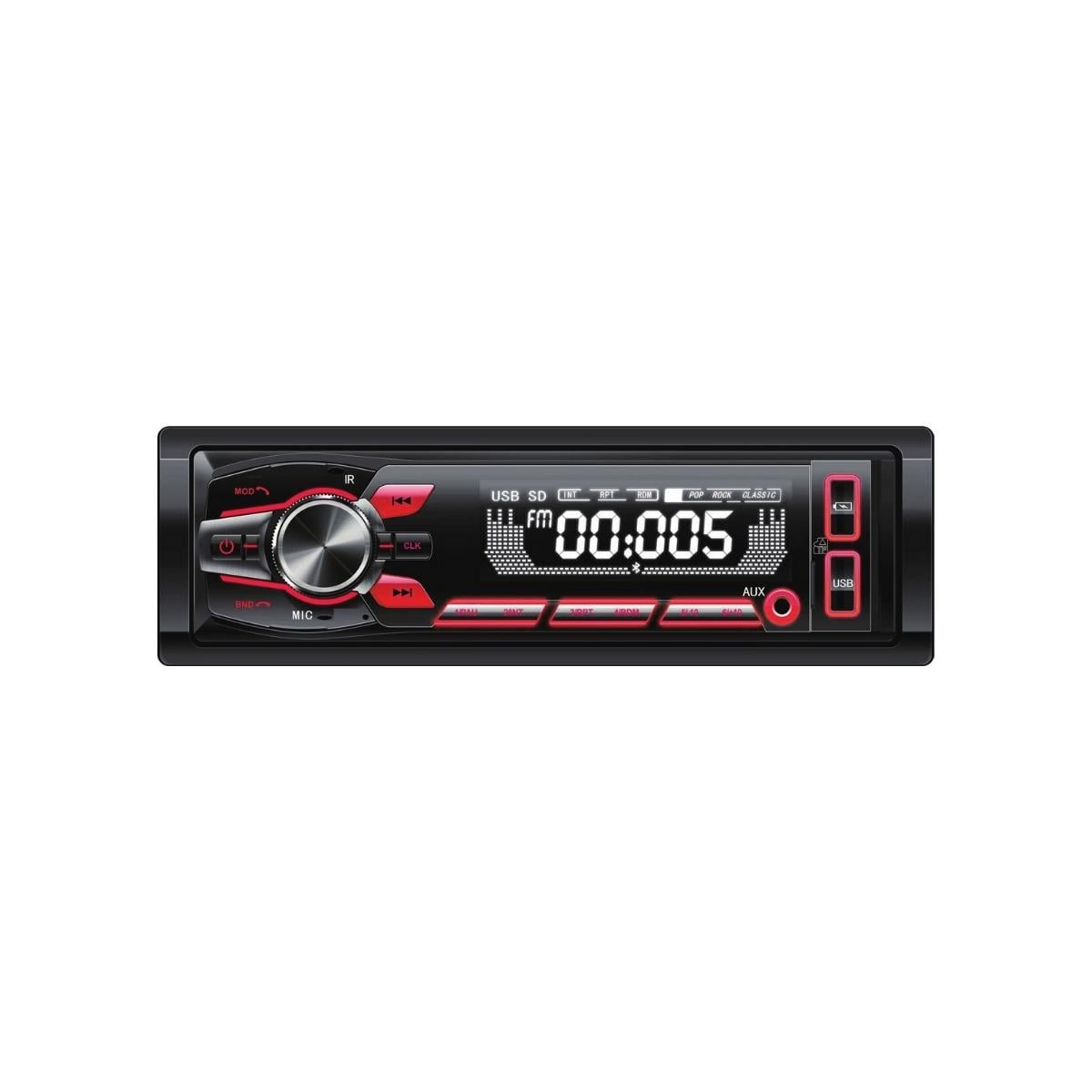 Cerwin Vega CV15BT AM & FM Single Din Multimedia Receiver with Bluetooth