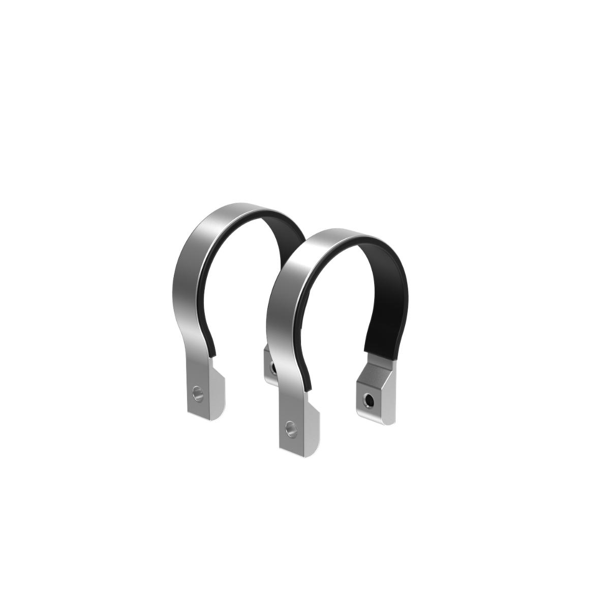 Cerwin Vega CL075S 0.75 in. Clamp Ring, Silver - 4 Piece