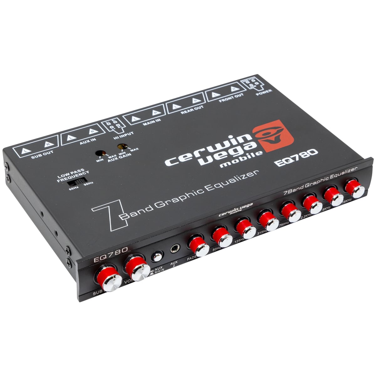 Cerwin Vega EQ780 7-Band Parametric Equalizer with Auxiliary Input