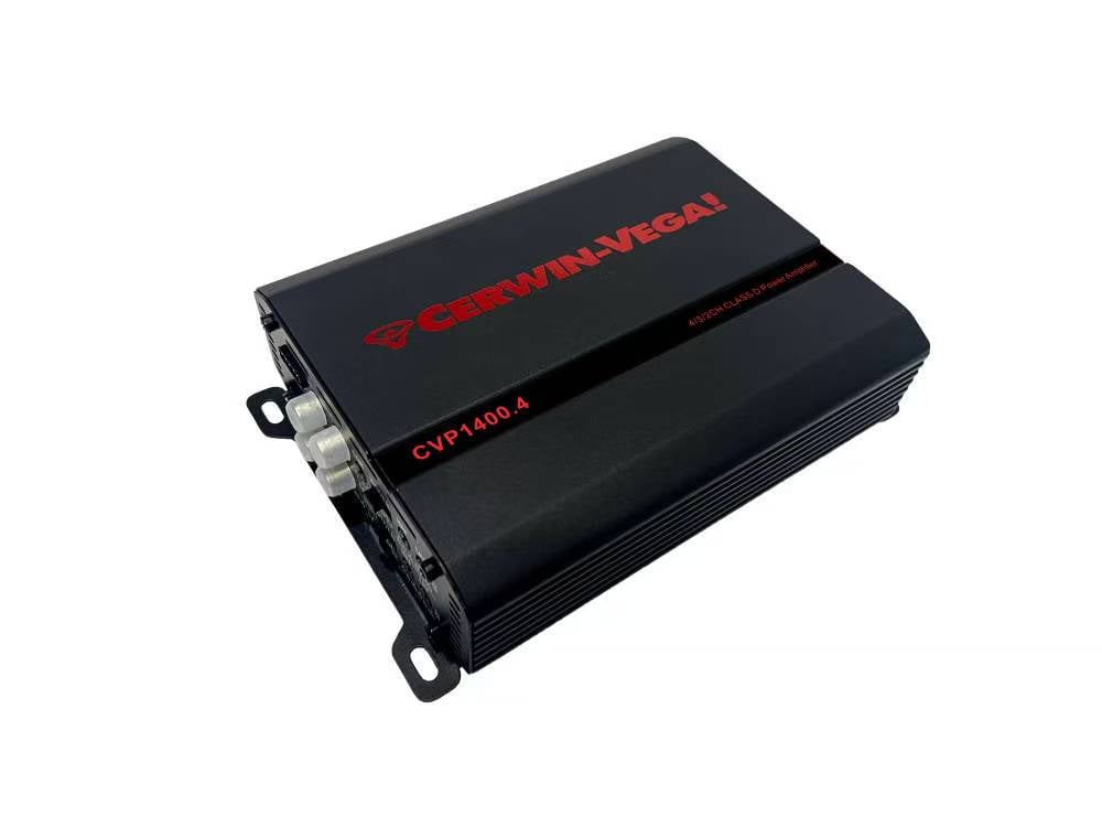 Cerwin Vega CVP1400.4 1400W CVP Performance Max 4-Channel Small Chassis Amplifier