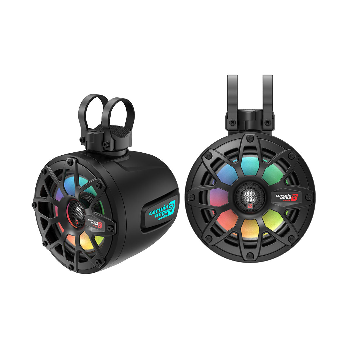 Cerwin Vega SH65F4B 6.5 in. RPM Stroker 2-Way Pod Speaker System, Black - 1 Pair