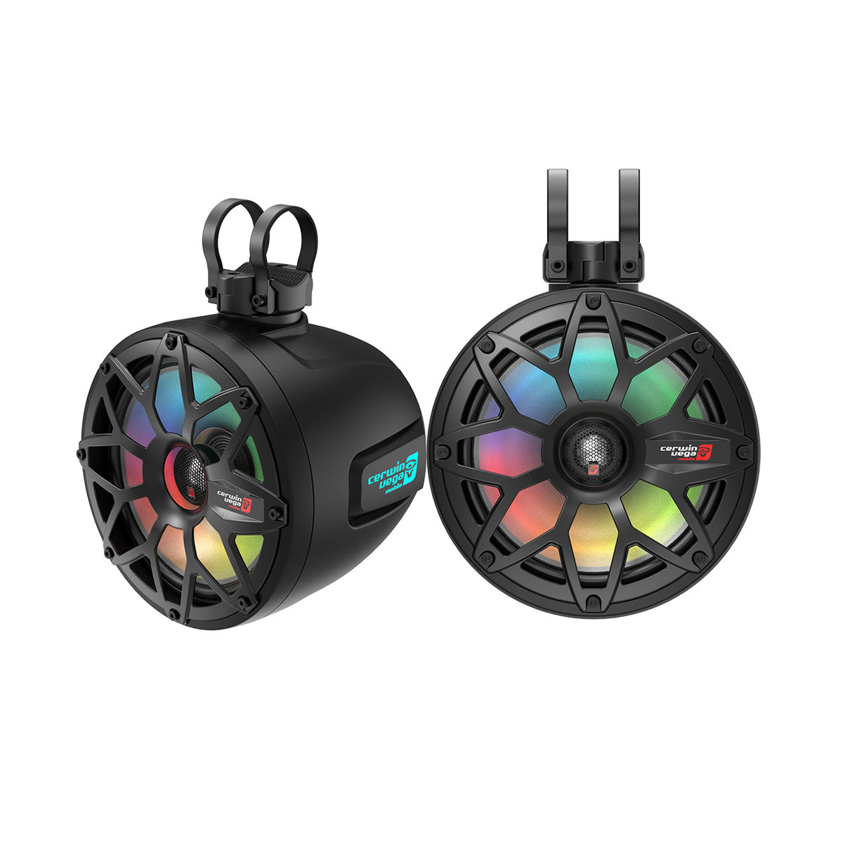 Cerwin Vega SH8F4B 8 in. 2-Way RPM Stroker Pod Speaker System, Black - 1 Pair
